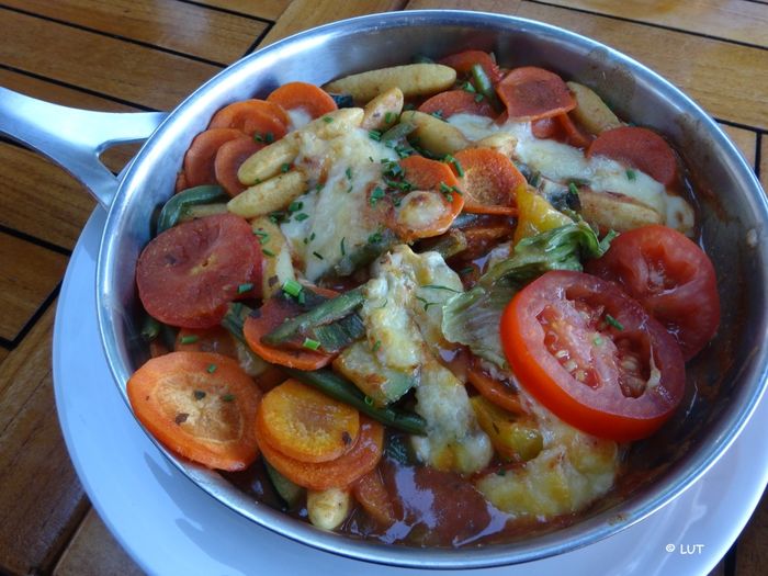 Schupfnudelpfanne, Zum Goldenen Anker, Restaurant, Tönnung