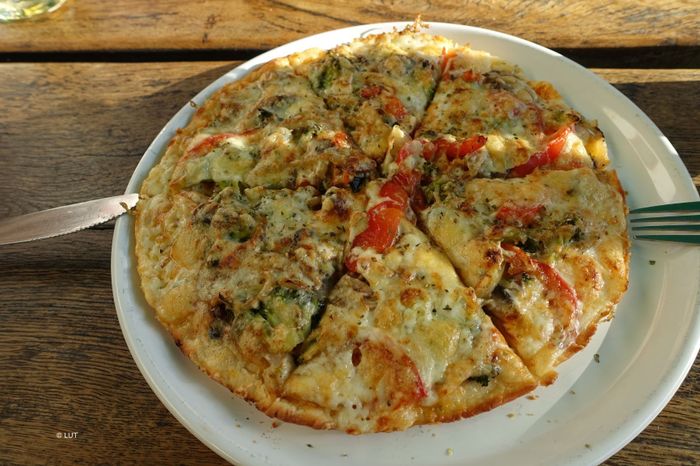 Bistro Neukalen, Vegetarische Pizza