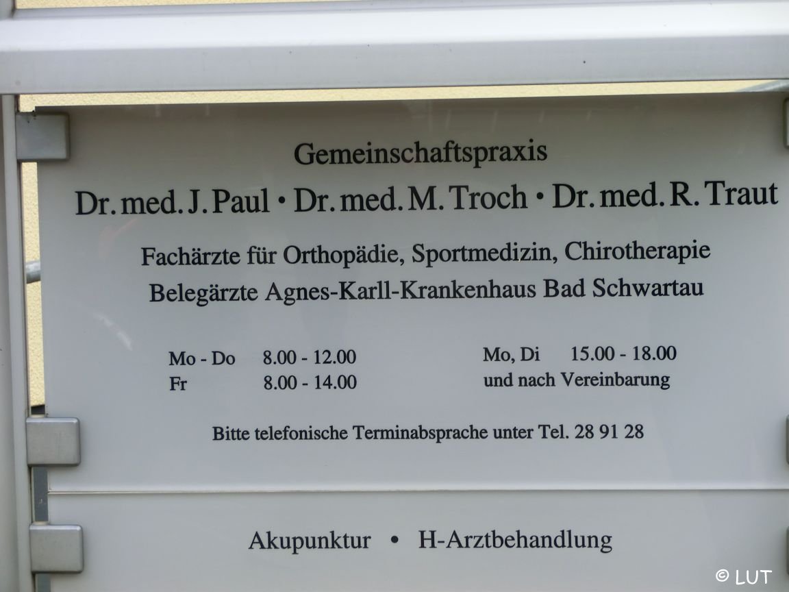 Dr. Paul, Troch &amp; Traut, Orthopäden