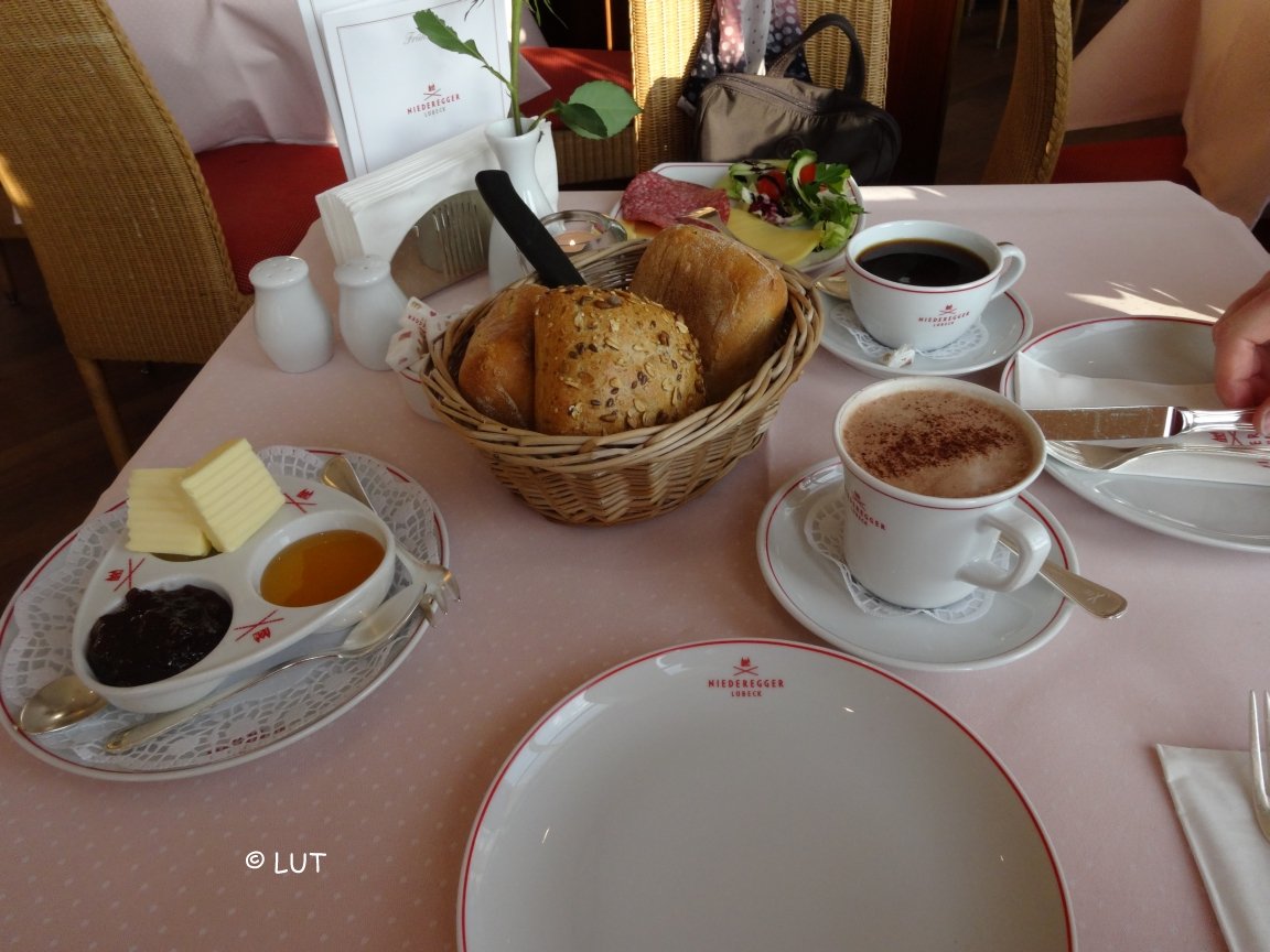Niederegger, Café, Travemünde, kleines Frühstück