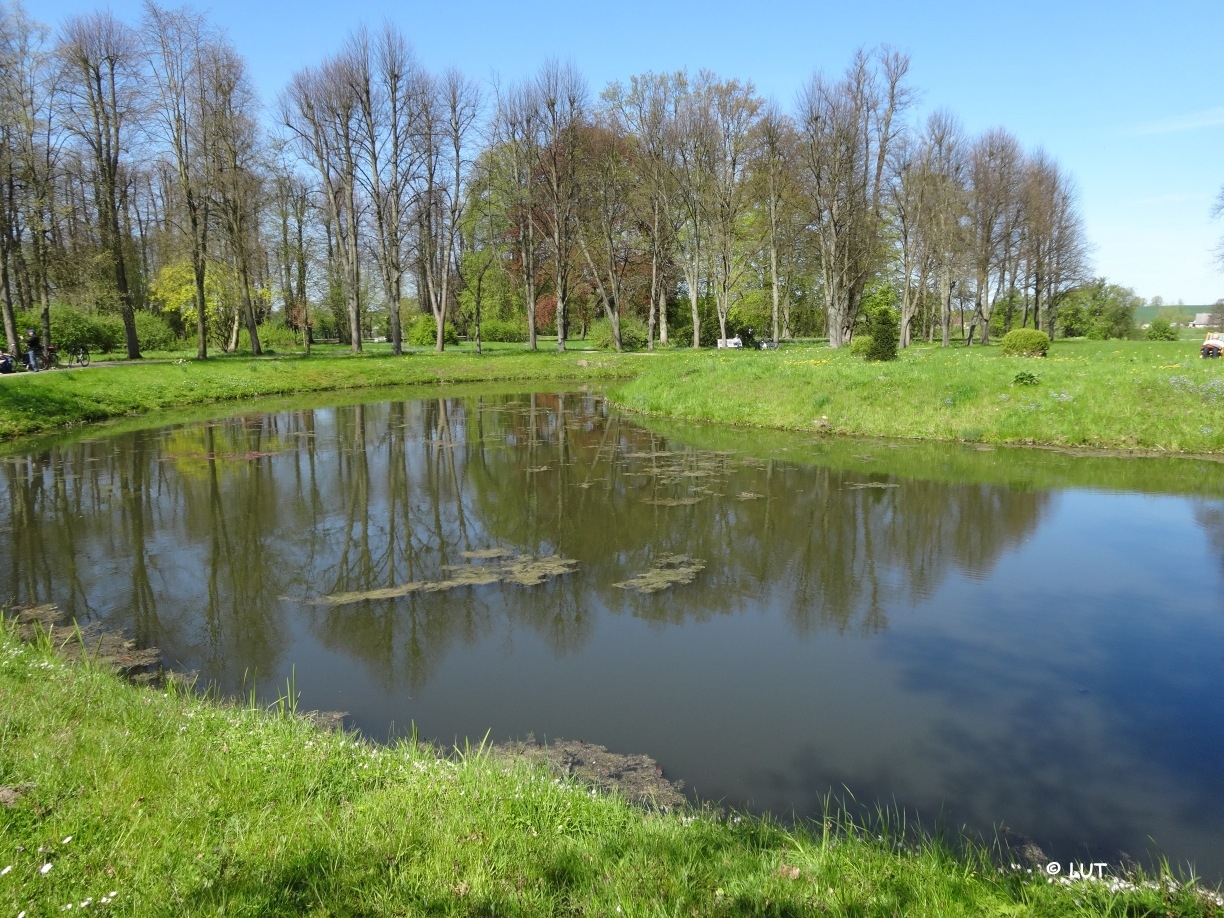 Schloss Bothmer, Klütz, der Park mit Teich und quakenden Fröschen