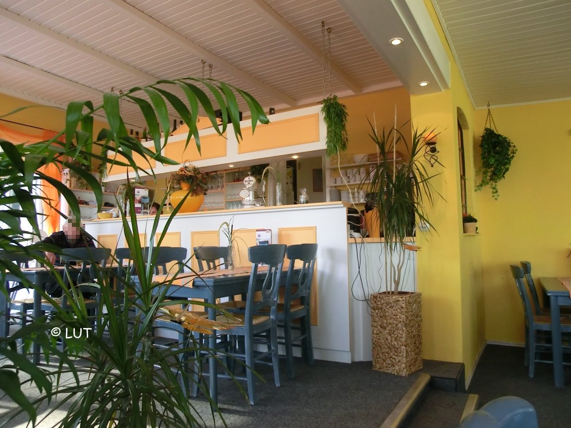 Seeblick, Restaurant &amp; Café, Plön, Innenraum mit Bartresen