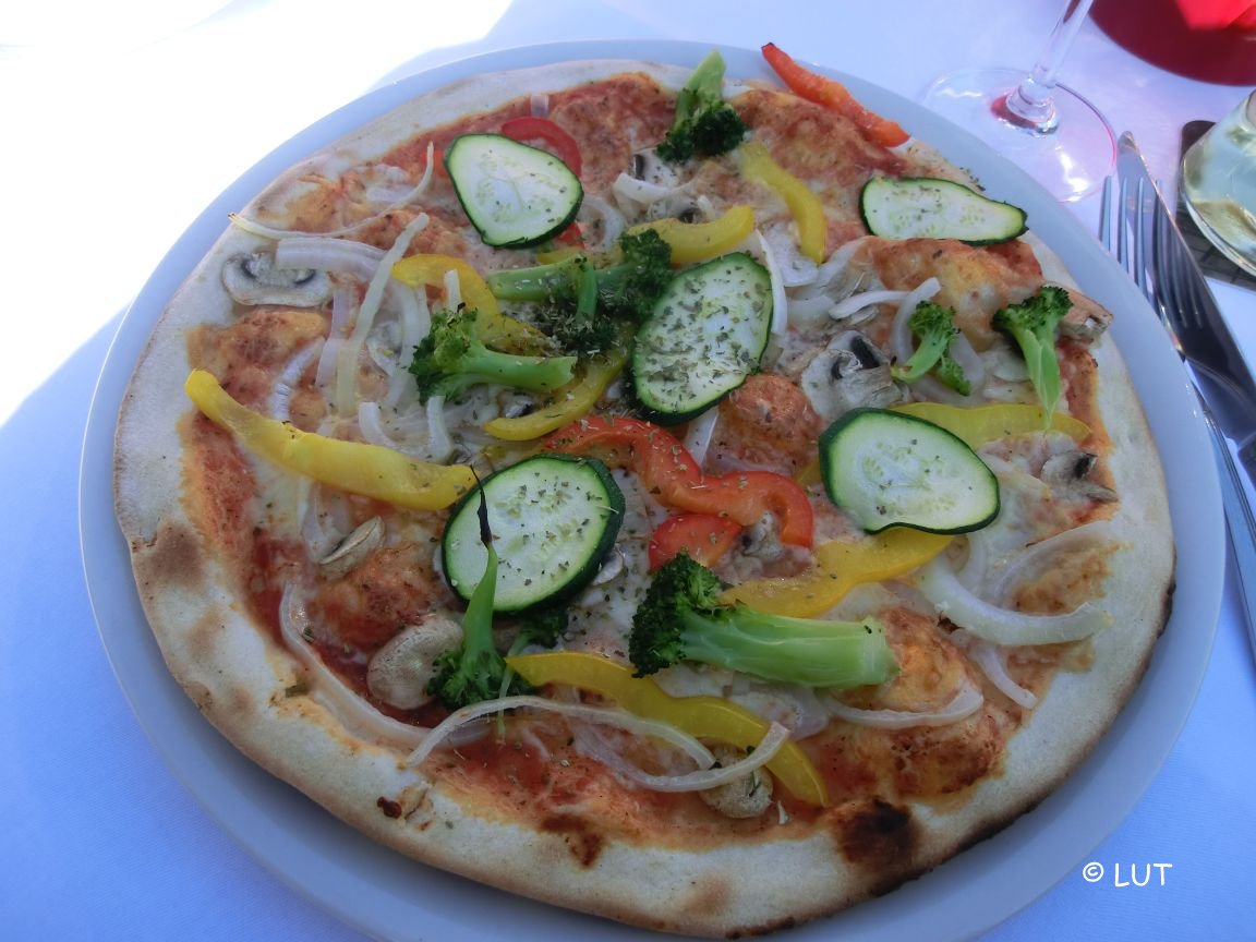 Casablanca, vegetarische Pizza