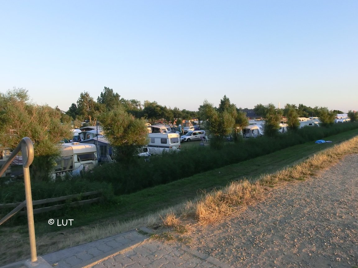 Camping Strukkamphuk, Blick v. Deich