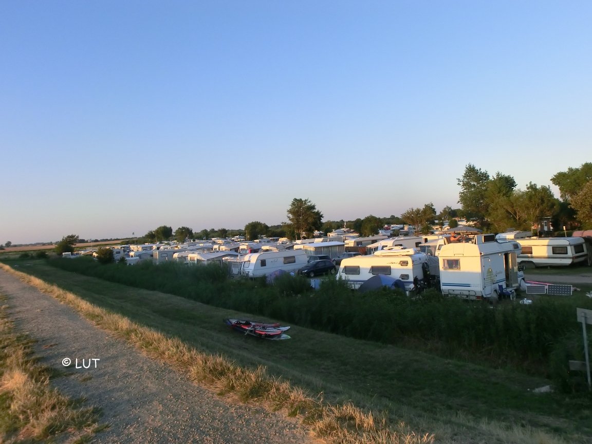 Camping Strukkamphuk, Blick v. Deich