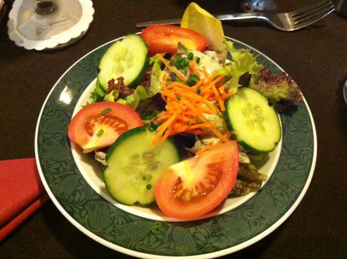 Salat zum Cordon bleu