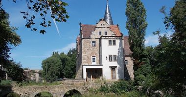 Wasserschloss Oberau in Niederau bei Meißen in Sachsen