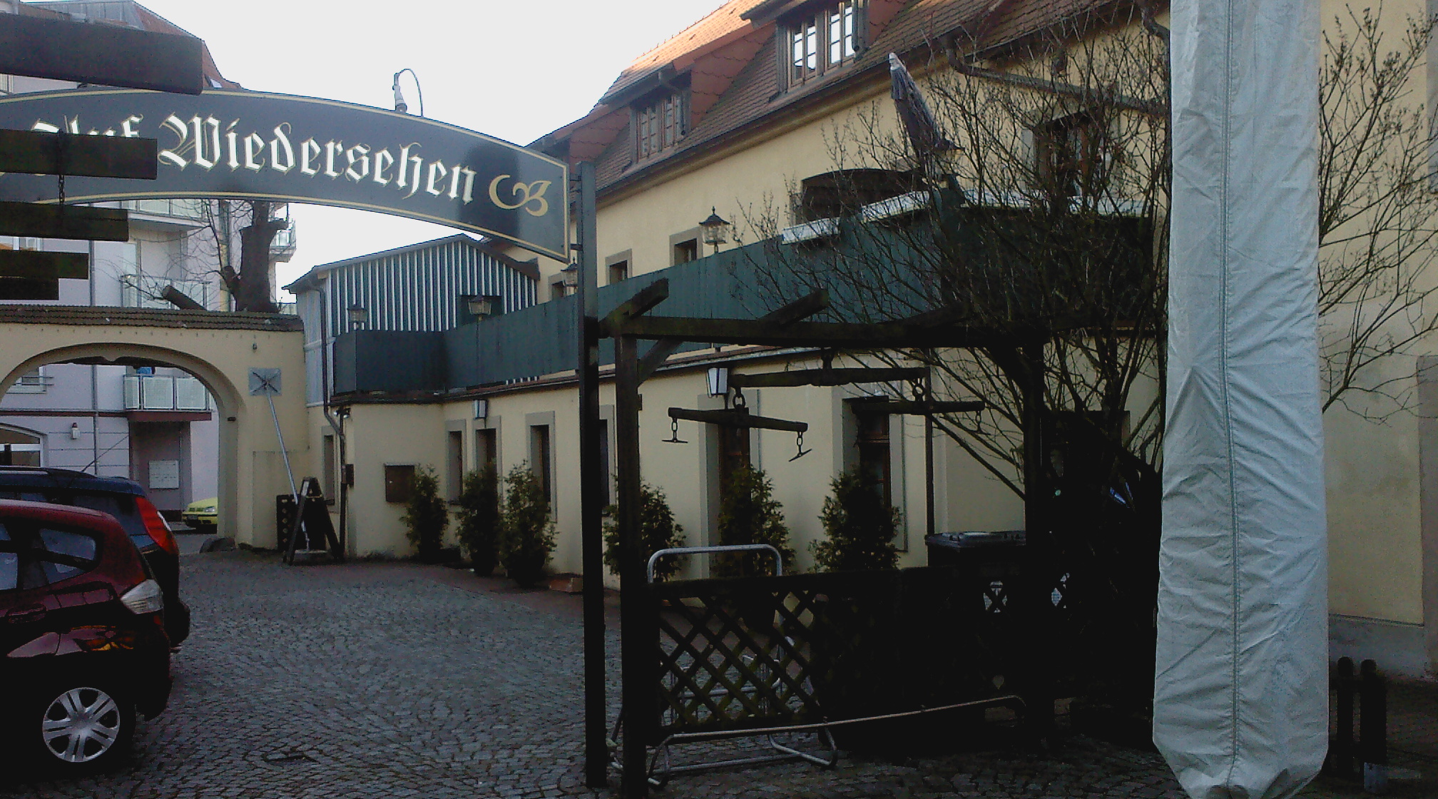 Pension und Restaurant Trobischhof: Biergarten