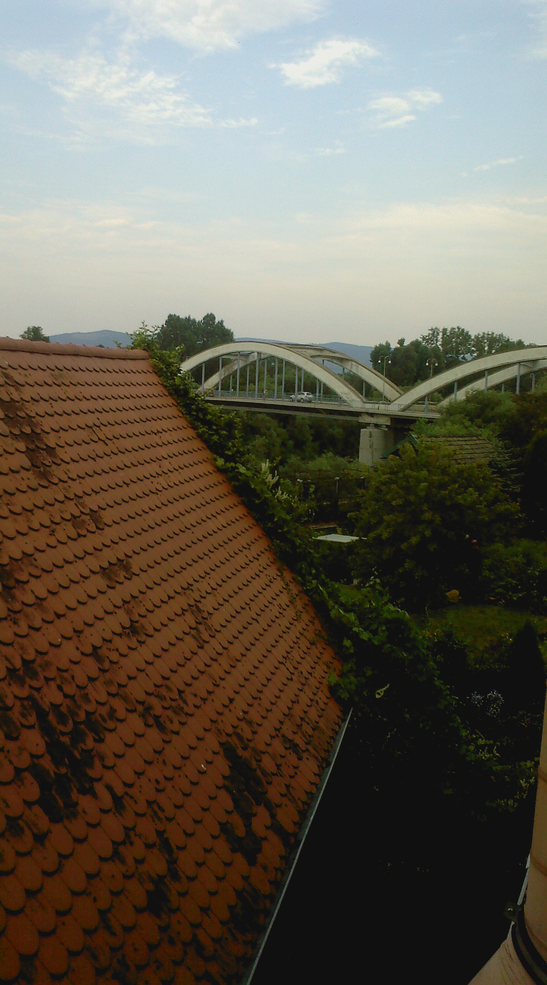 Hotel Weingärtner: Blick auf die Neckarbrücke nach Ilvesheim