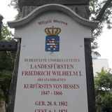 Ruhestätte Kurfürst Friedrich Wilhelm I. auf dem Altstädter Friedhof in Kassel