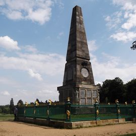 der restaurierte Obelisk