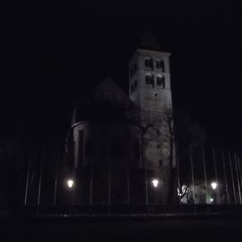 Tiftsruine bei Nacht - Westansicht