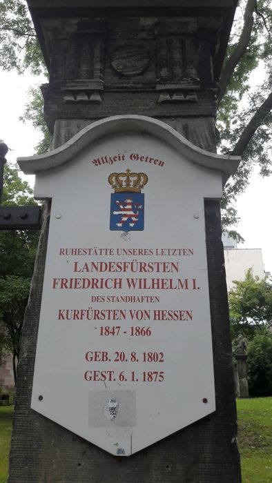 Ruhestätte Kurfürst Friedrich Wilhelm I. auf dem Altstädter Friedhof