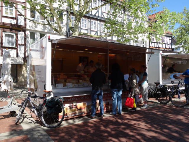 Fuchshöfe - Stand auf dem Bad Hersfelder Wochenmarkt