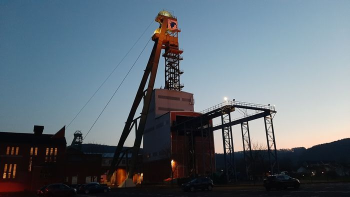 Abendstimmung am Bergwerk