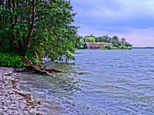 Hausstrand in HDR