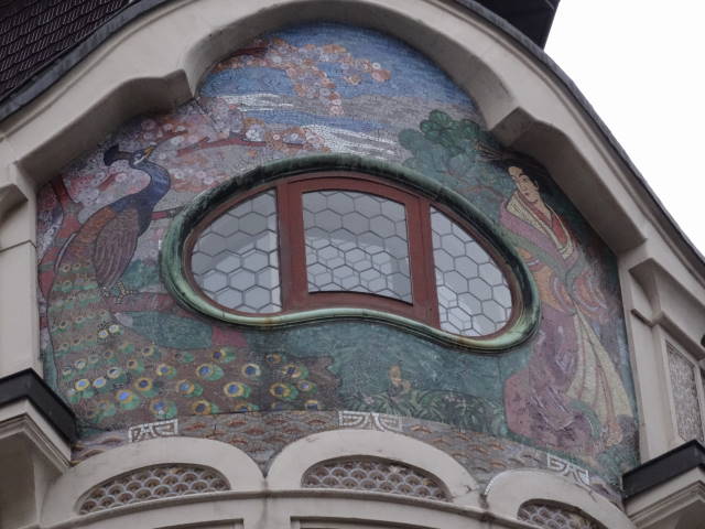 Detail der Fassade