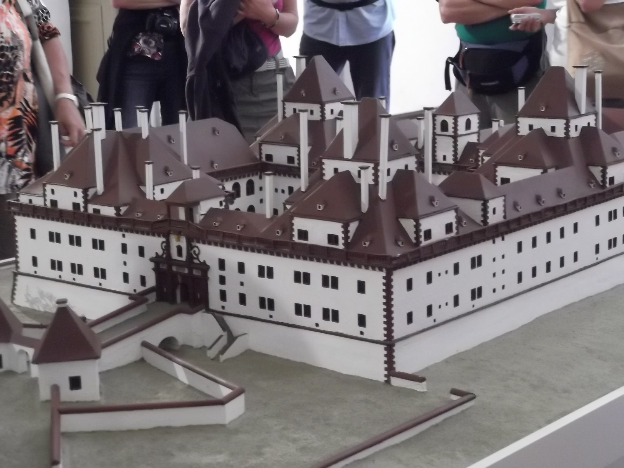 Modell von Schloss Augustusburg