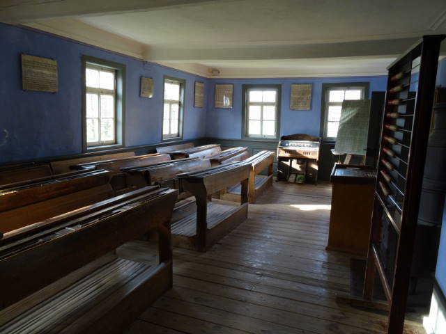 Unterrichtsraum in der historischen Schule