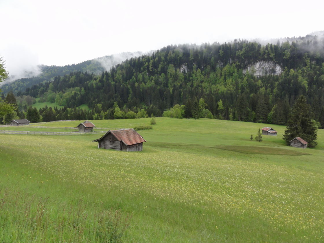 Landschaft bei Garmisch - Partenkirchen