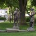 Skulpturengruppe "Konrad Duden und Konrad Zuse" in Bad Hersfeld