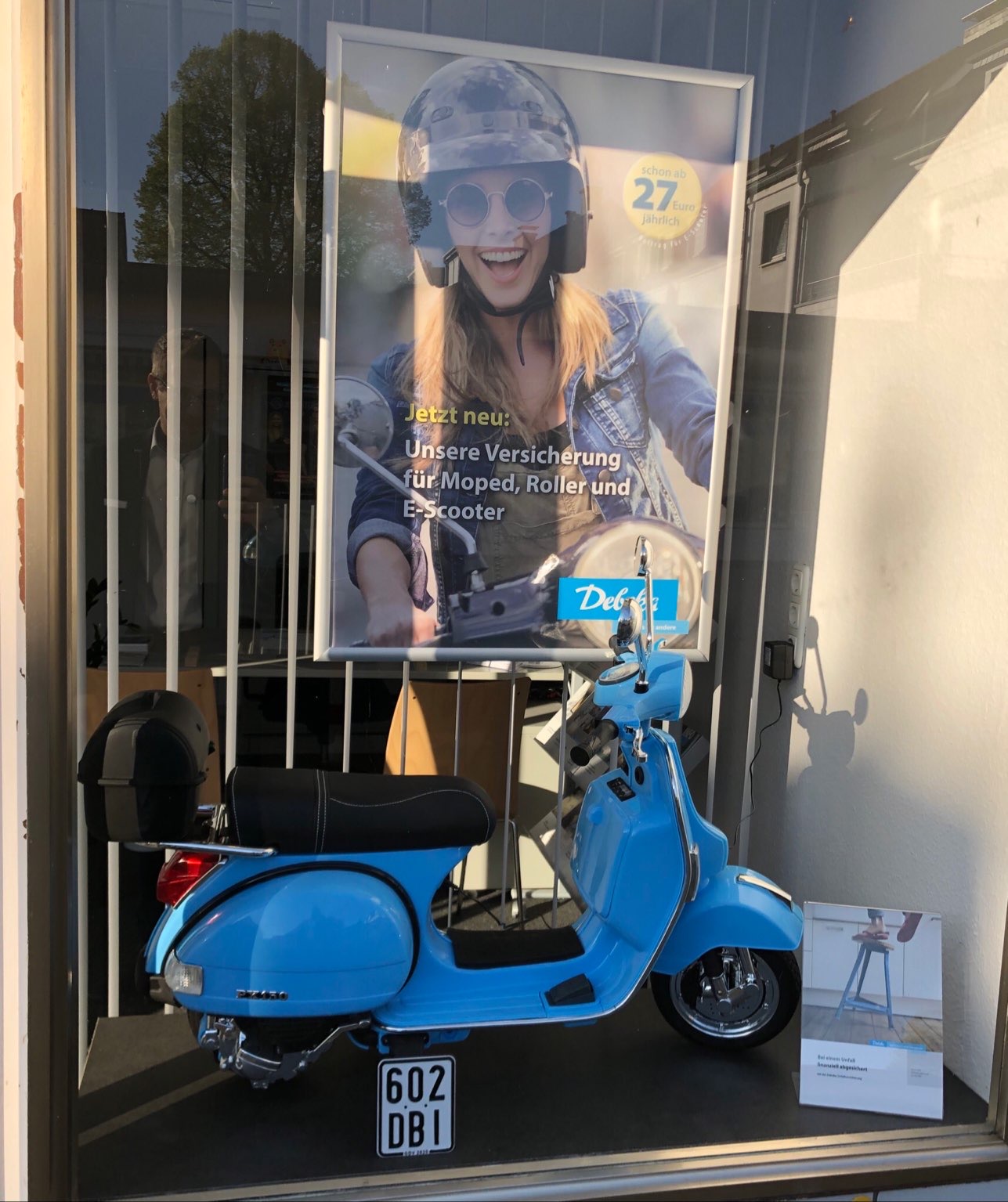 Unsere Versicherung für Moped, Roller oder E-Scooter. Hier bei Ihrer Debeka in Köln Höhenhaus.