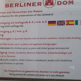 Infotafel Berliner Dom