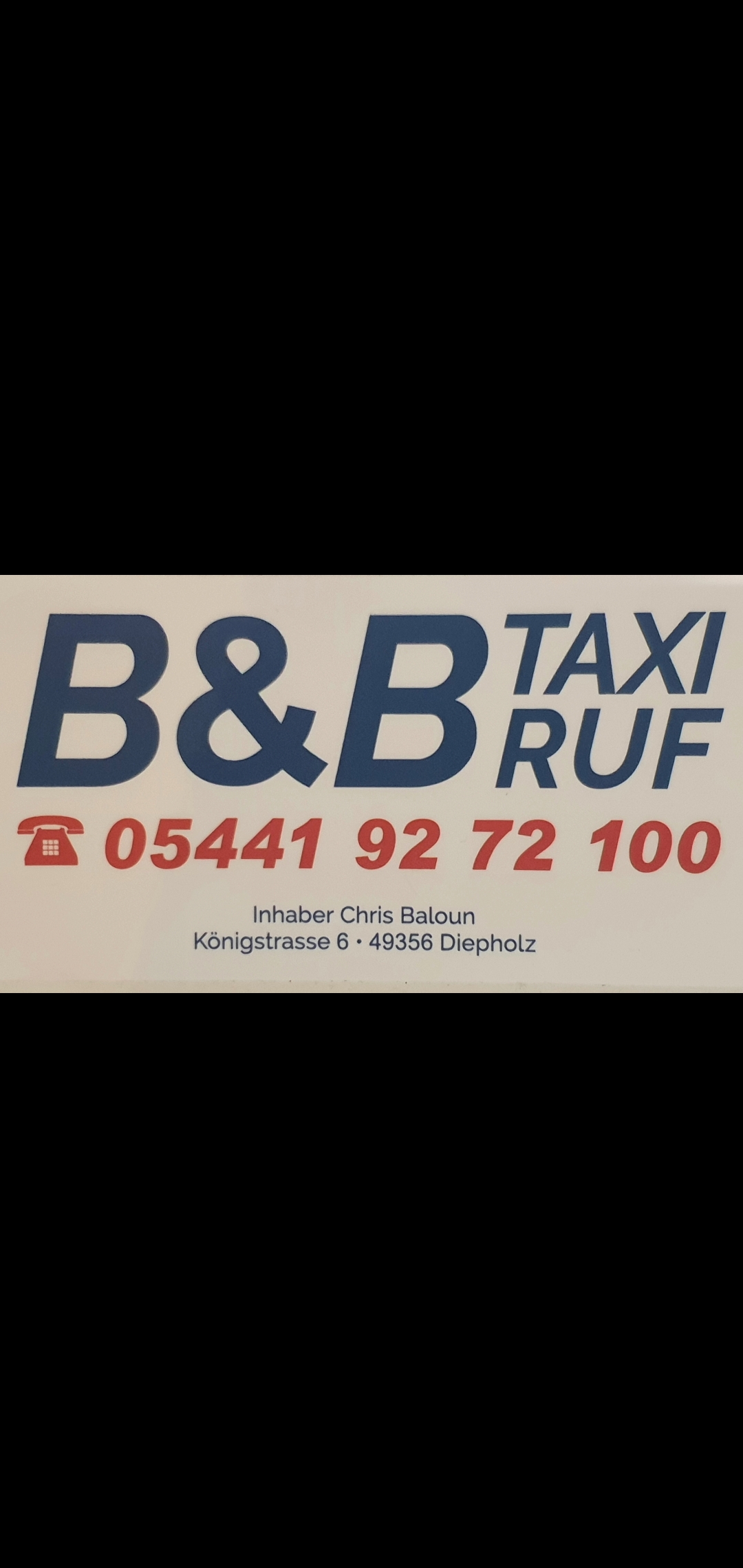 Bild 1 Taxiruf B und B in Diepholz
