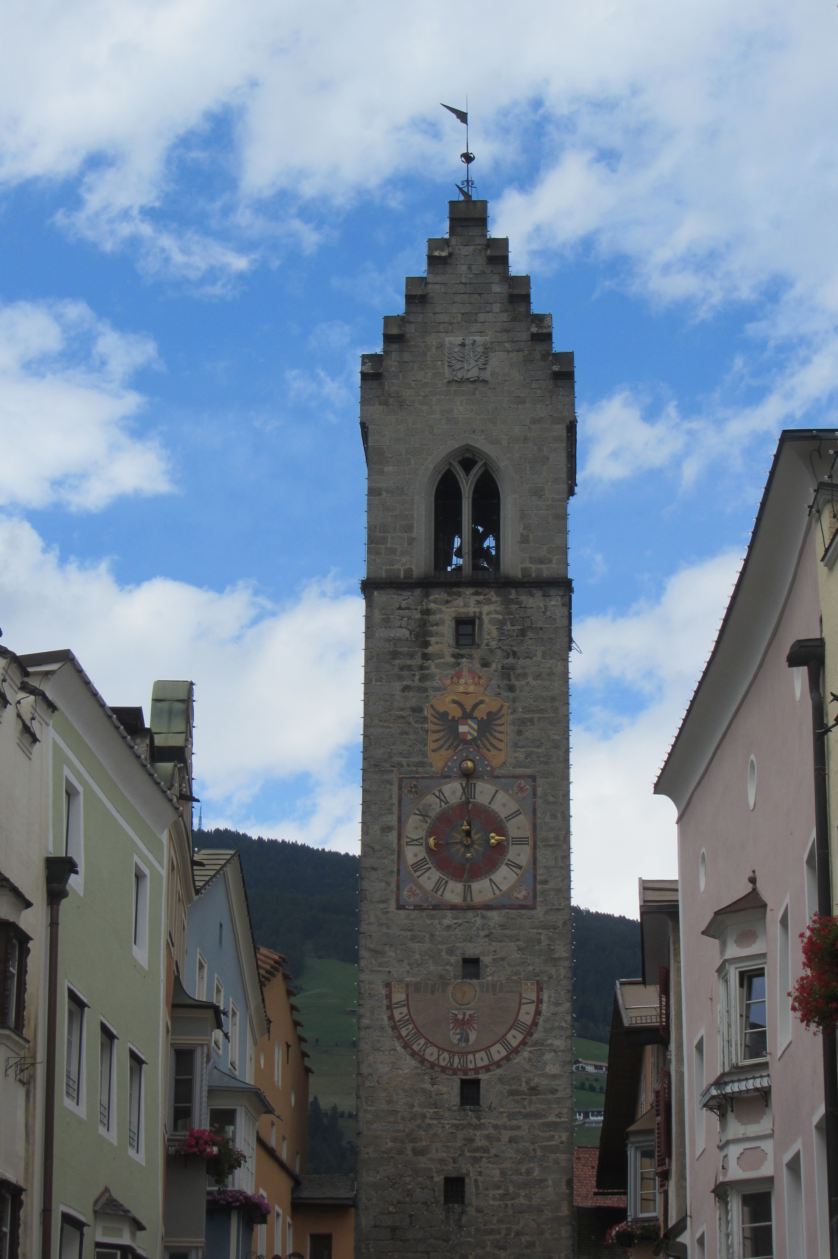 Ziel der Wanderung - Sterzing Stadtturm