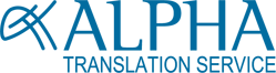 Logo von ALPHA TRANSLATION SERVICE GmbH in Berlin