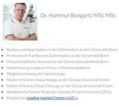 Nutzerbilder Praxis für Zahnheilkunde und Implantologie Dr. Bongartz MSc MSc & Kollegen