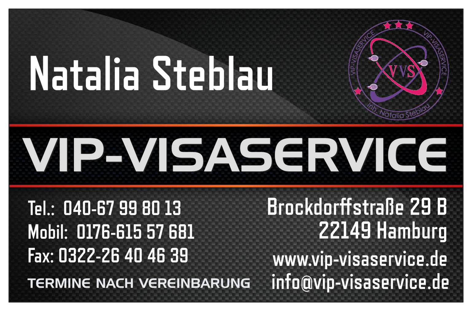 Bild 2 VIP-Visaservice, Inh. Natalia Steblau in Hamburg