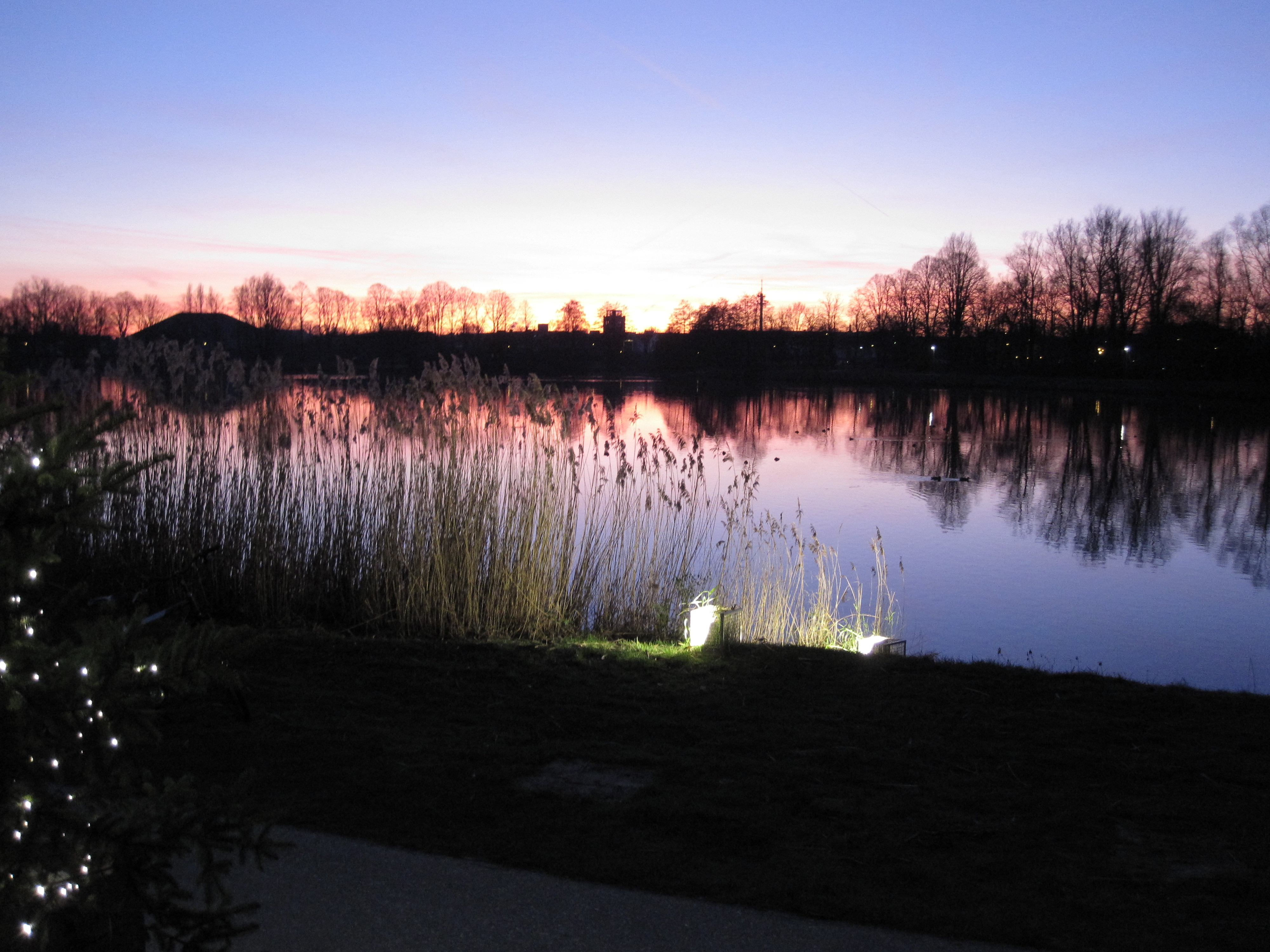 der Vechtesee in Nordhorn Januar 2014