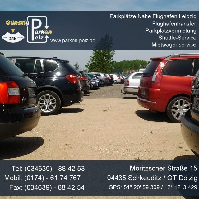 Parkplätze Flughafen Leipzig-Halle, günstig Parken und Reisen, Parkpaltzvermietung, Flughafentransfer c. Pelz