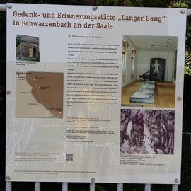 Gedenk- und Erinnerungsstätte "Langer Gang" in Schwarzenbach an der Saale