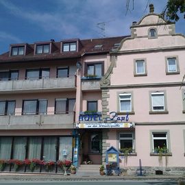 Hotel Zapf gegenüber der Wörnitzquelle