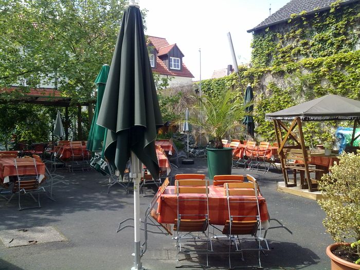 Idyllischer Biergarten Gasthof Anker