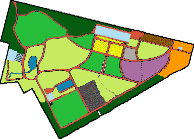 Plan vom Botanischen Erlebnisgarten