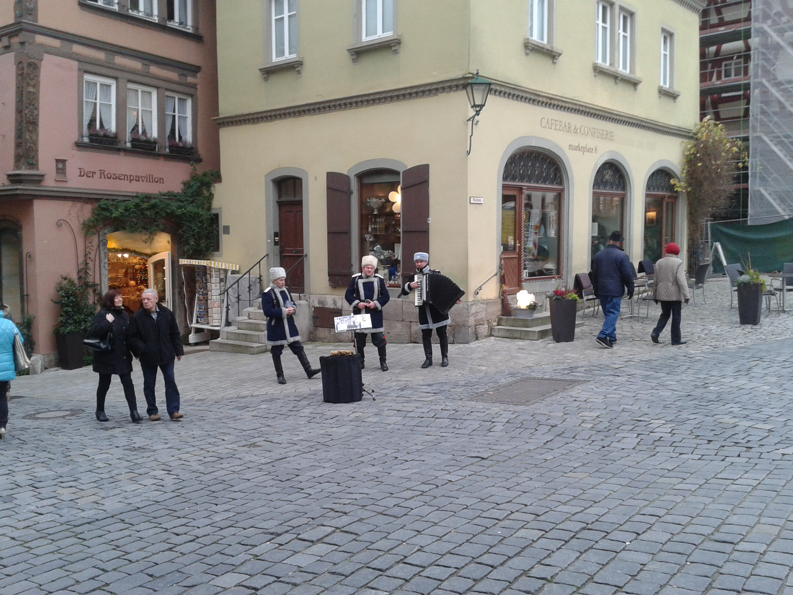Don Kosaken - während der Konzertreise durch Franken war auch noch Zeit für Rothenburg
