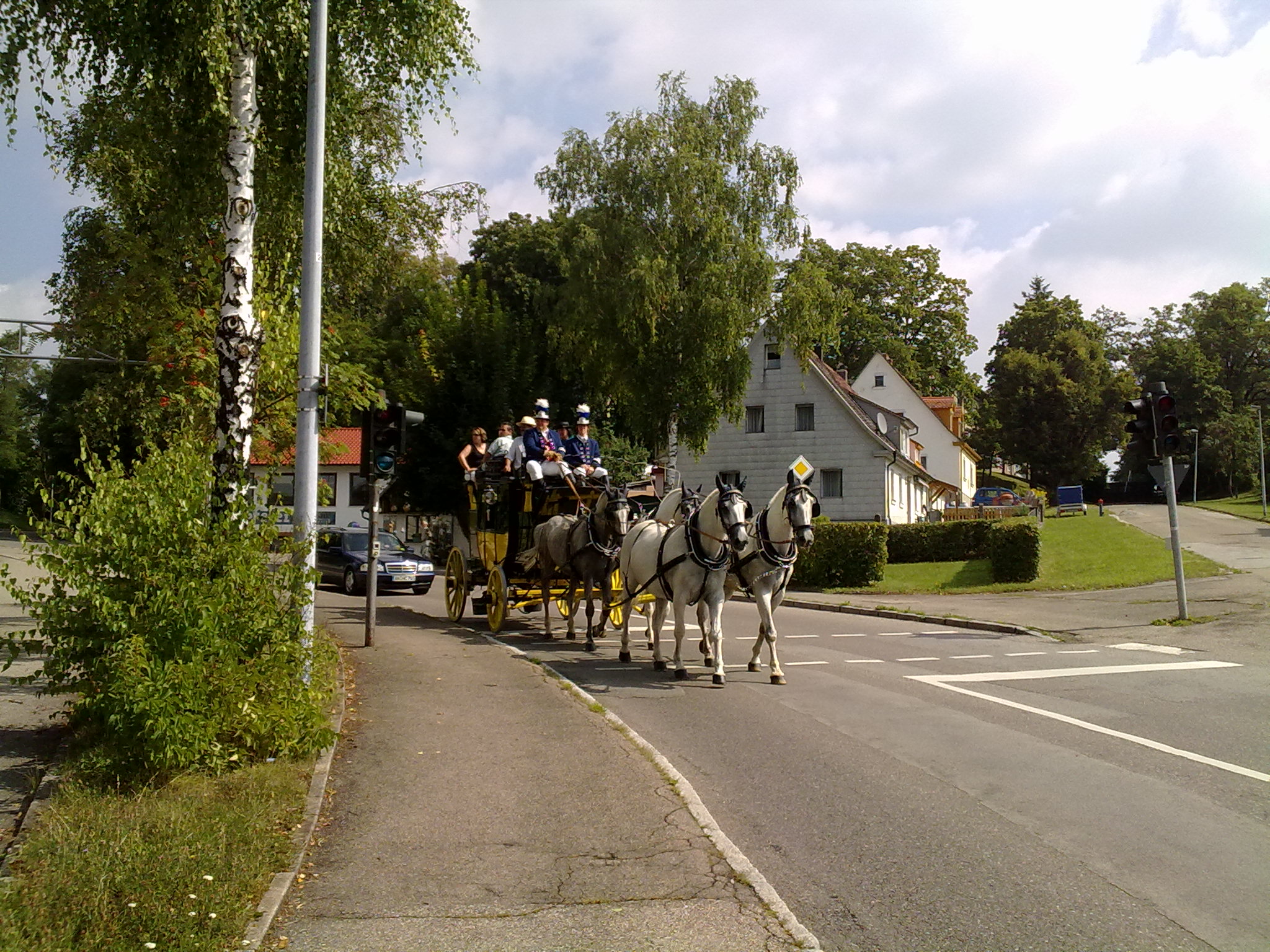 Fahrstall Igel m. Postkutsche i. Leuetershausen