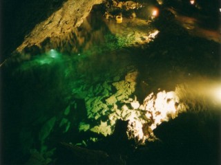Der Thyrasee in der Höhle Eimkehle.