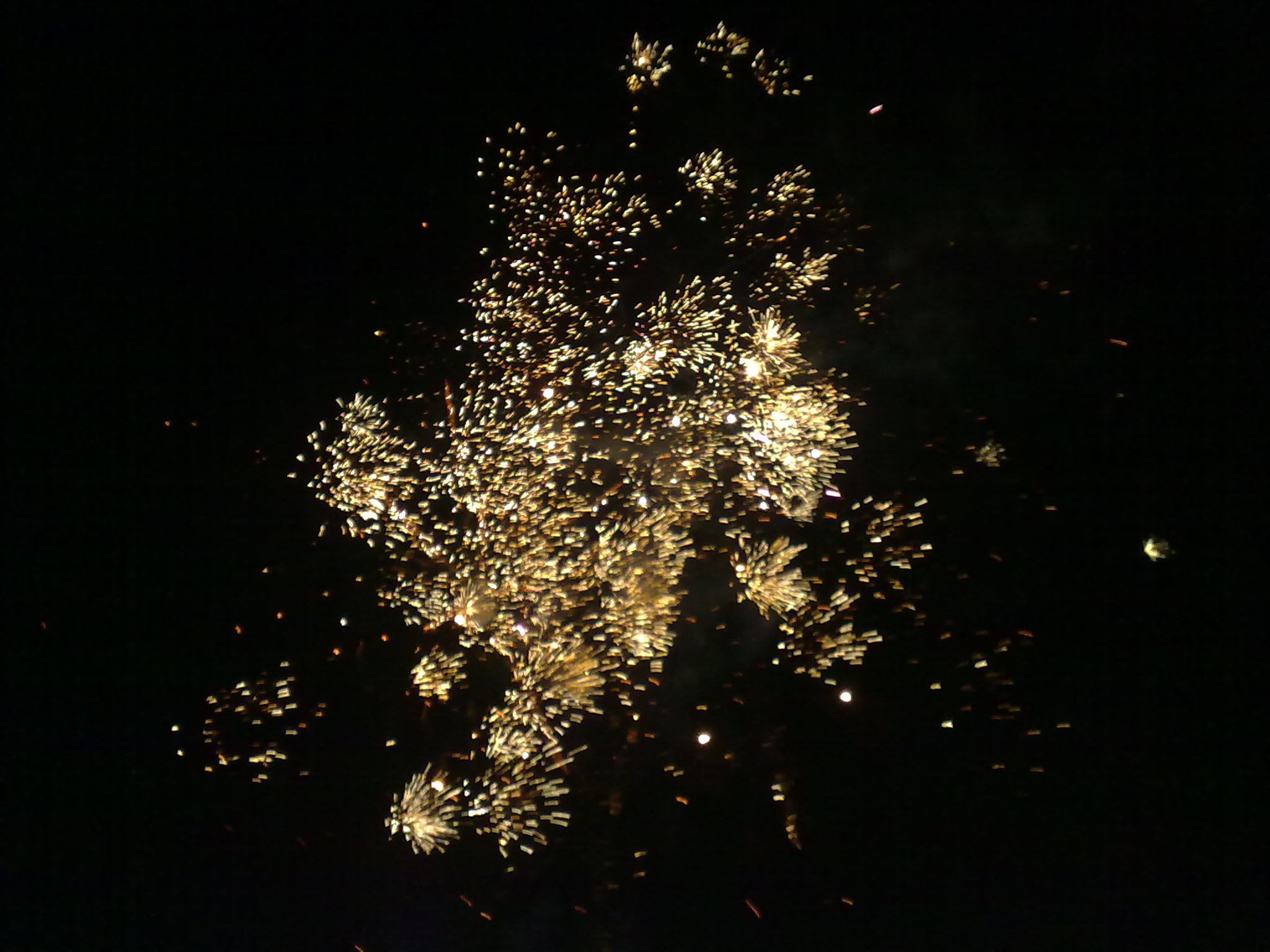 Feuerwerk zur Kirchweih 2010