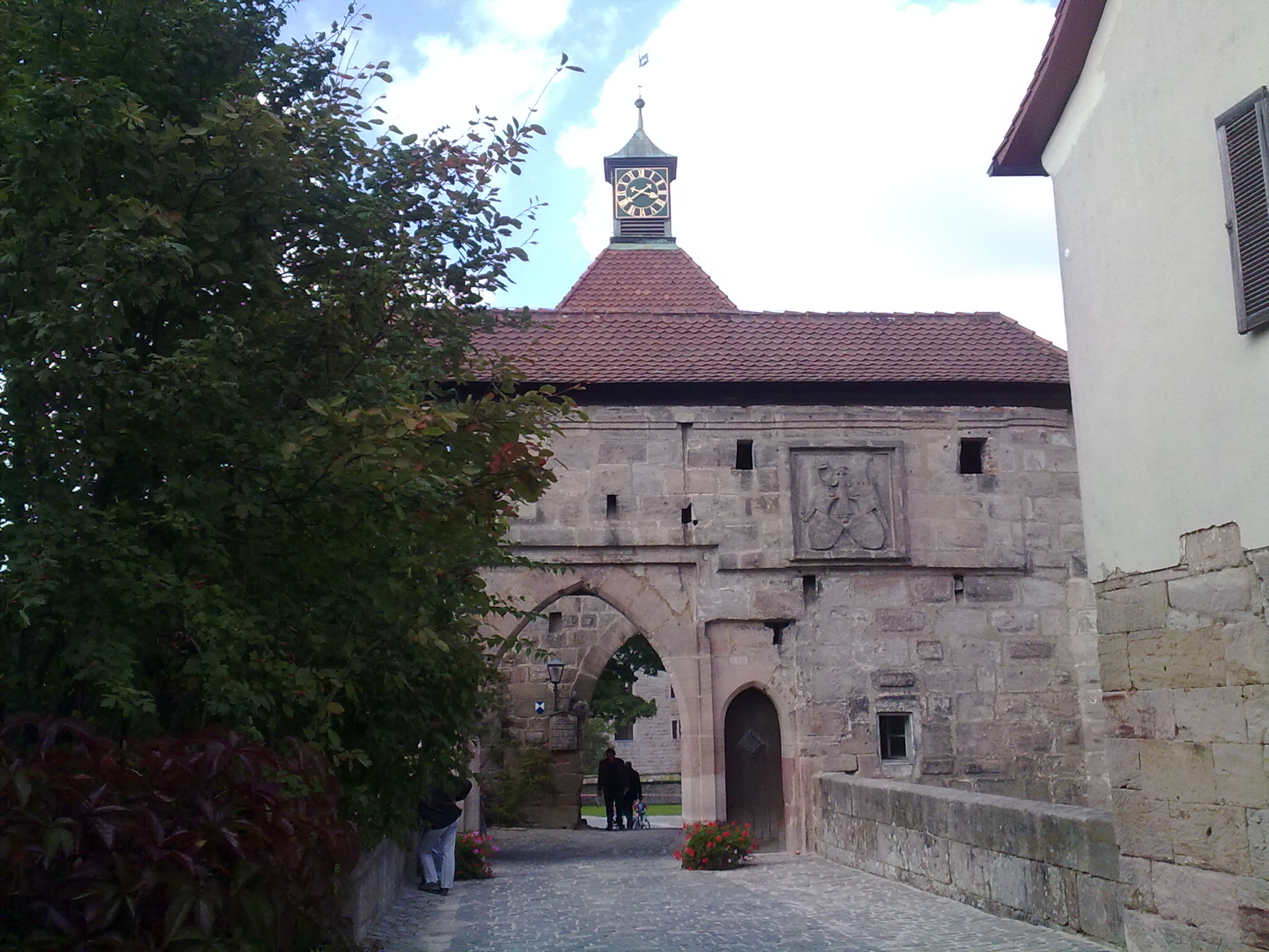 Eingang zur Burg Cadolzburg