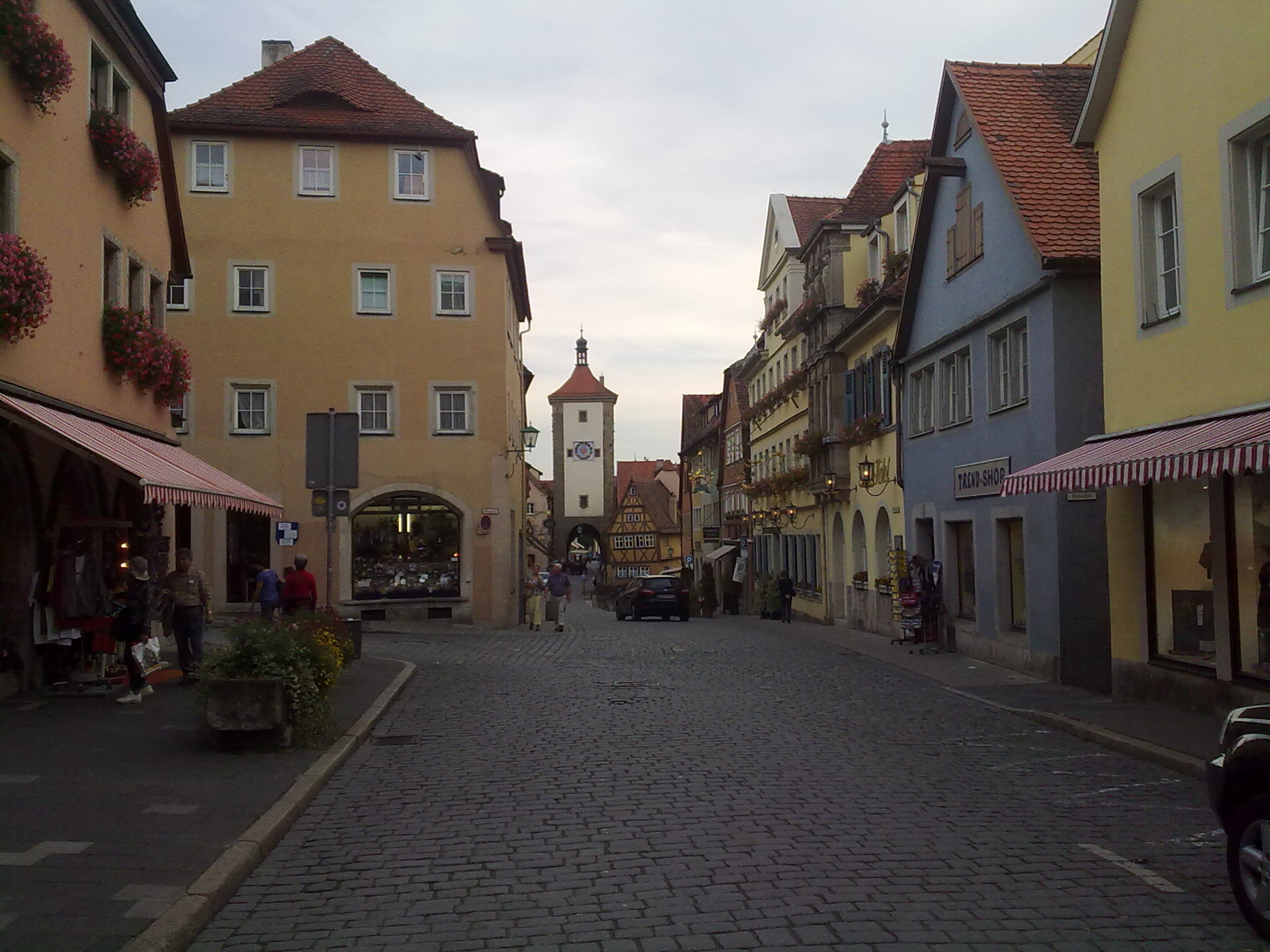 Blick zum Plönlein u. Siebersturm