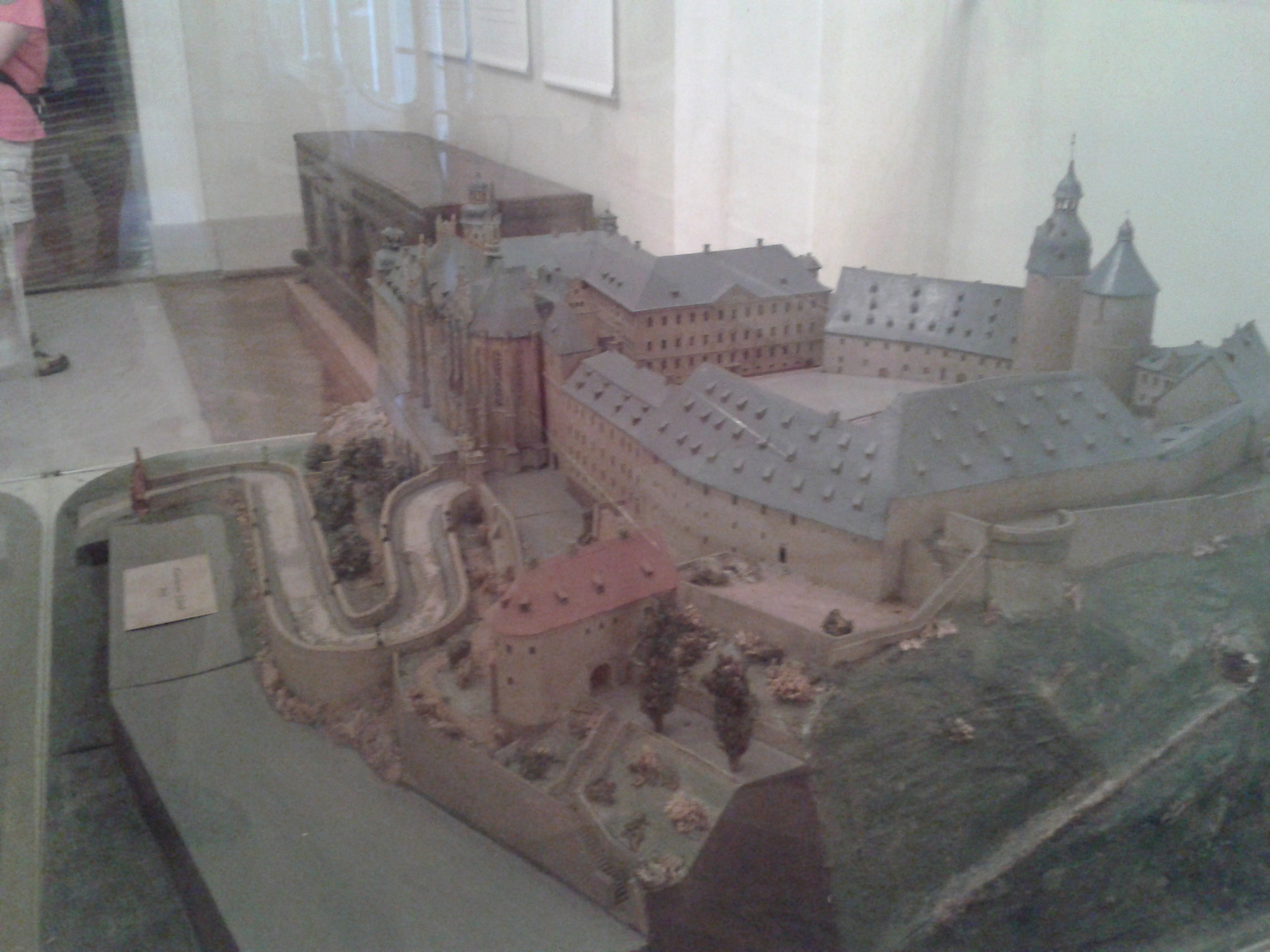 Modell der Schlossanlage