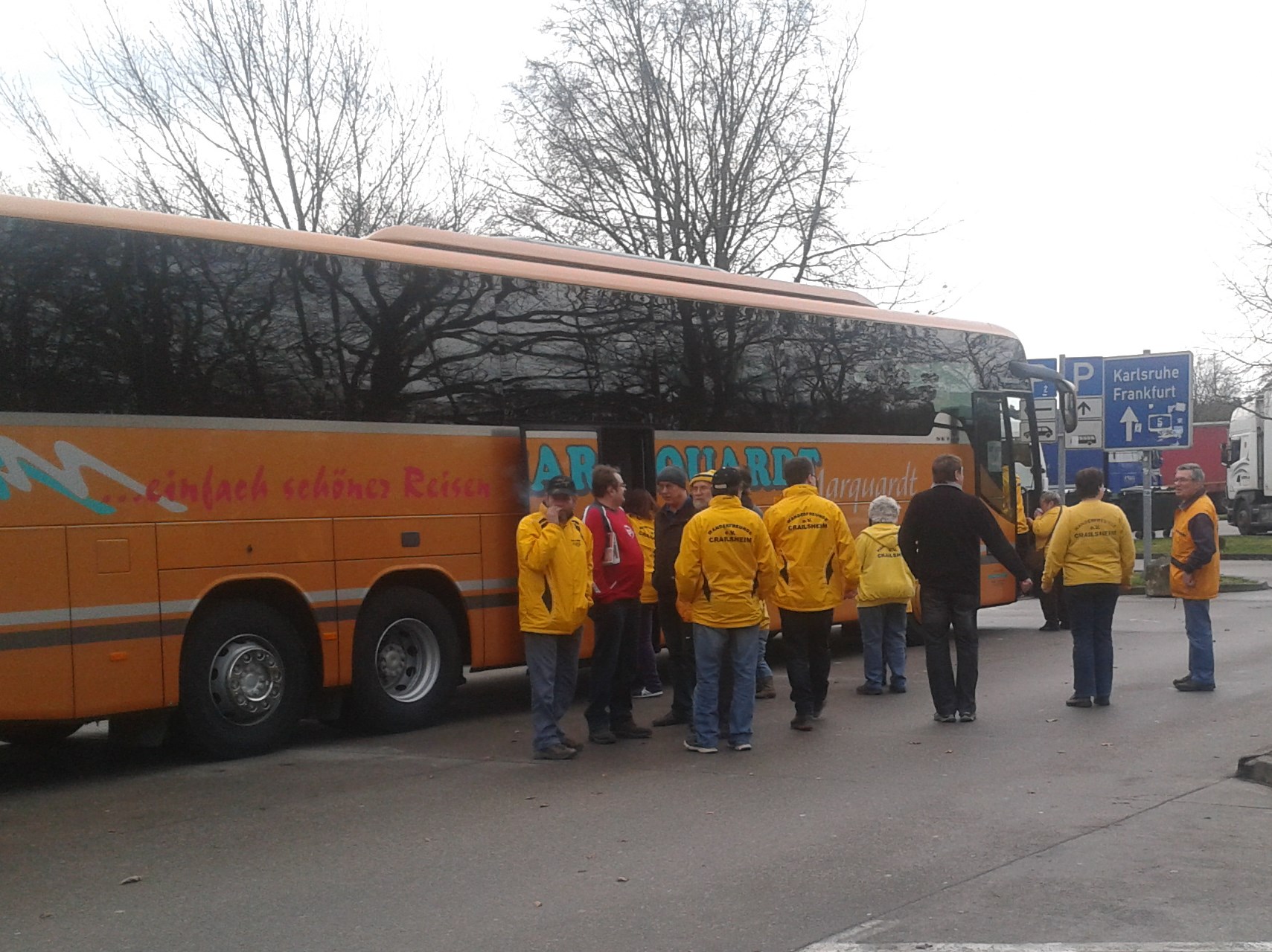 Die Crailsheimer Wanderfreunde fahren nat&uuml;rlich mit Marquardt Busreisen