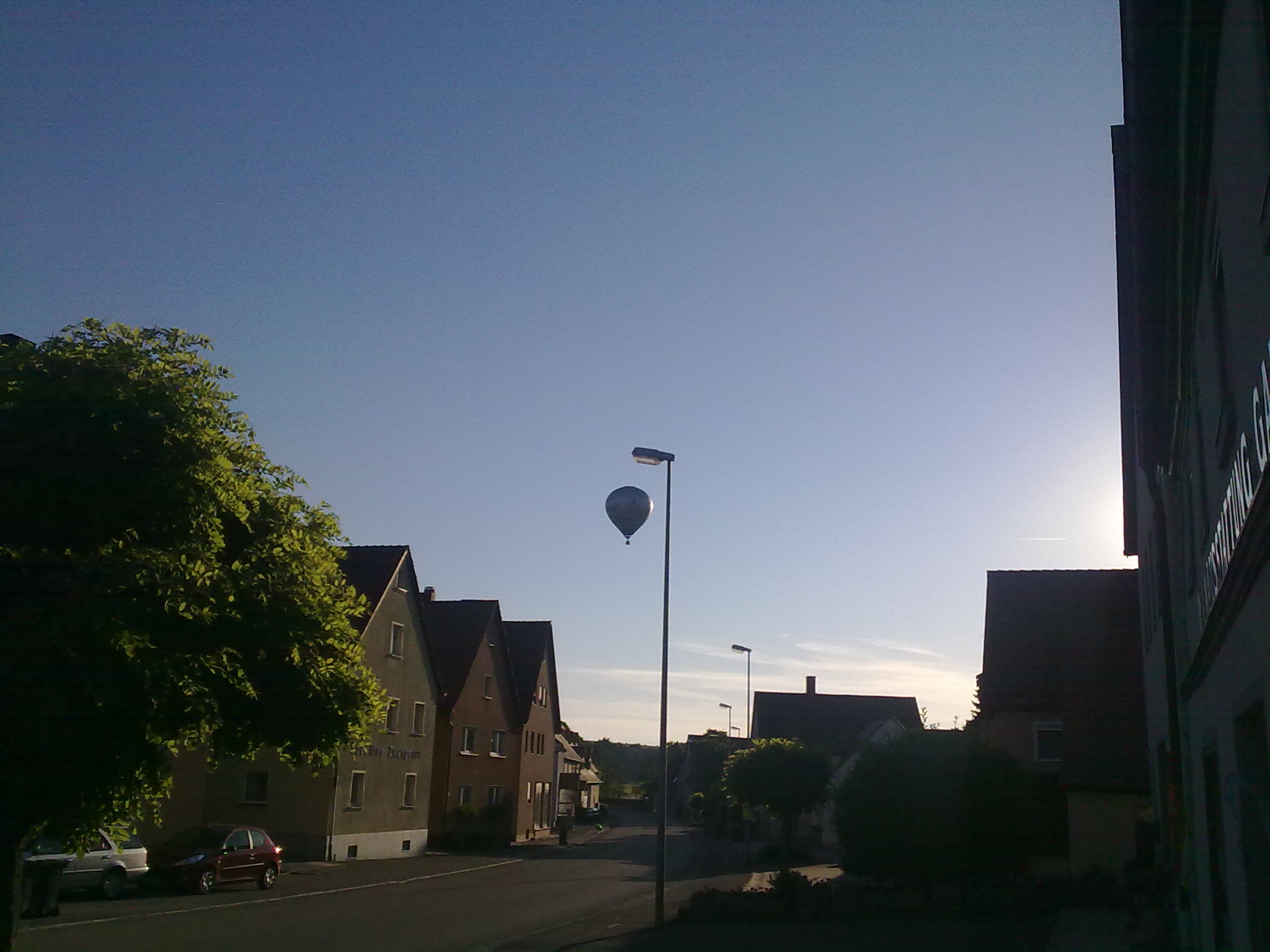 Heißluftballon über Leutershausen