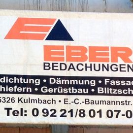 Eber Dachdeckermeister und geprüfter Blitzableitersetzer, Fritz Inh. Günther Stenglein in Kulmbach
