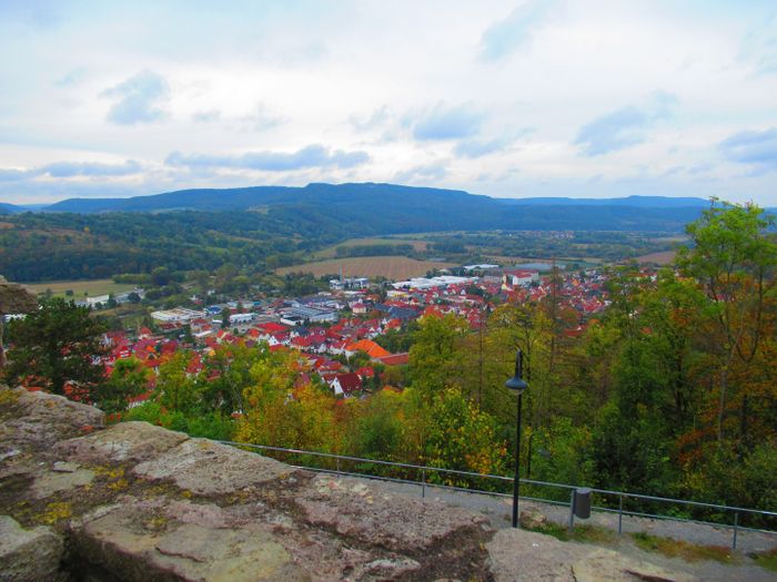 Blick von Burg Normannstein auf Treffurt