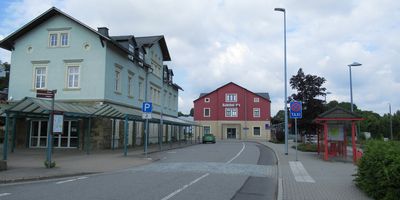 Bahnhof Schwarzenberg Hp in Schwarzenberg im Erzgebirge